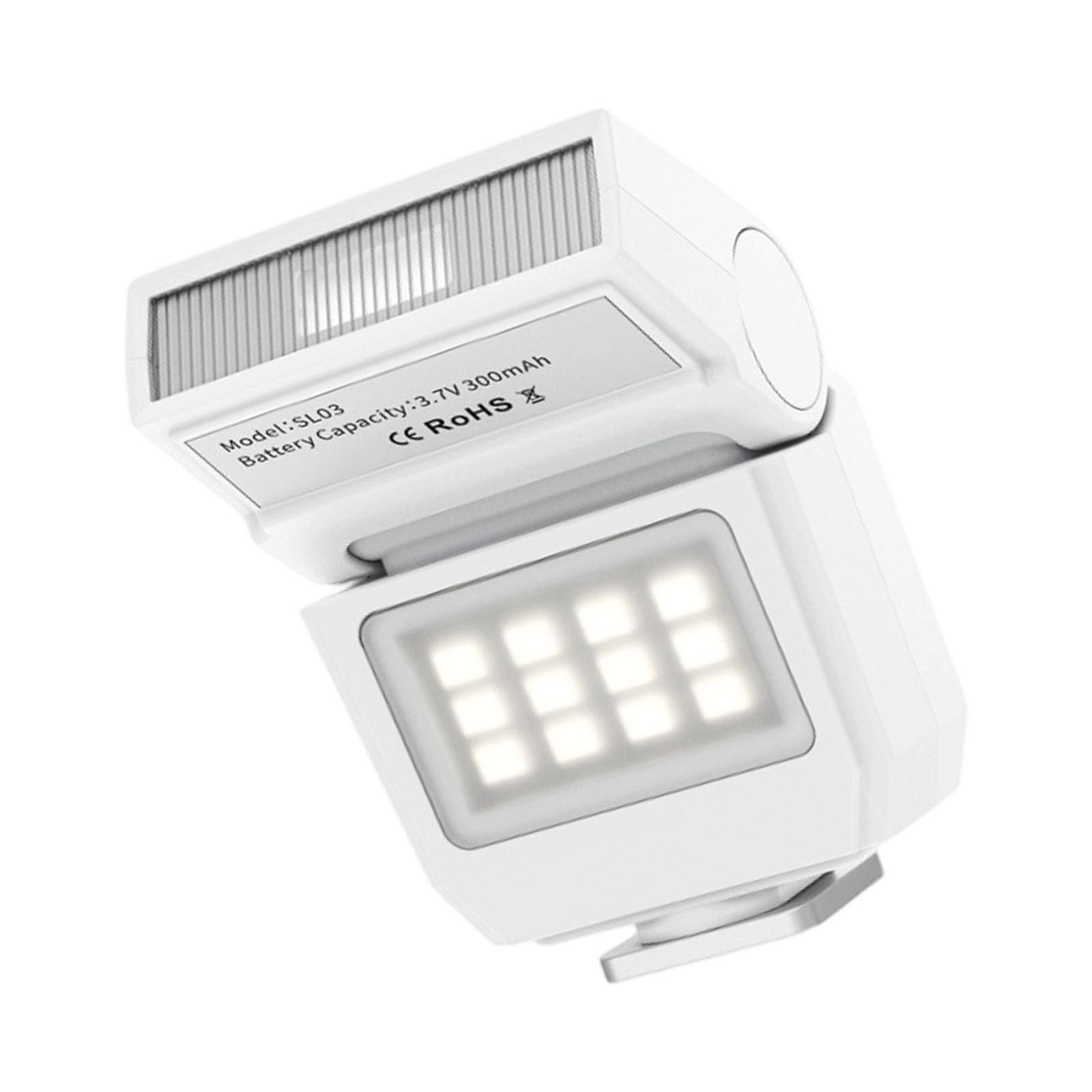 Cámara en miniatura compacta con luz LED de vídeo para creadores de contenido 8