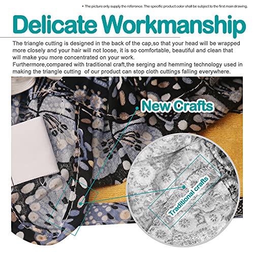 Guoer Hat Bouffant Cap One Size Multi Color (Color27) #TOP5