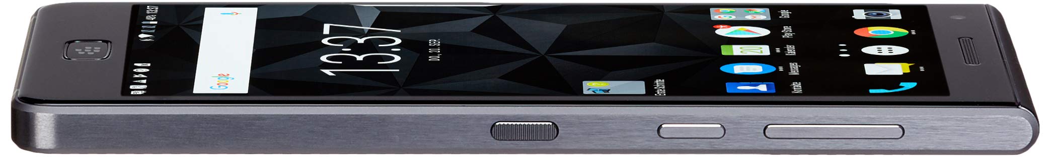 BlackBerry Motion Smartphone (5,5 Zoll), 12MP Kamera, 4.000 mAh Akku mit Schnellladefunktion, 32GB ROM / 4 GB RAM, Staub- und Spritzwassergeschützt (IP67), DUAL SIM, schwarz