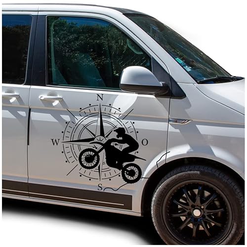Car Sticker Compass Sport Motocross 74 x 64 cm Wind Rose Sticker Film for Car Caravan Trailer Sticker Self-Adhesive Car Accessories KX072 KX073 (Compass Black, Motocross Black) Car Sticker Compass Sport Motocross 74 x 64 cm Wind Rose Sticker Film for Car Caravan Trailer Sticker Self-Adhesive Car Accessories KX072 KX073 (Compass Black, Motocross Black)