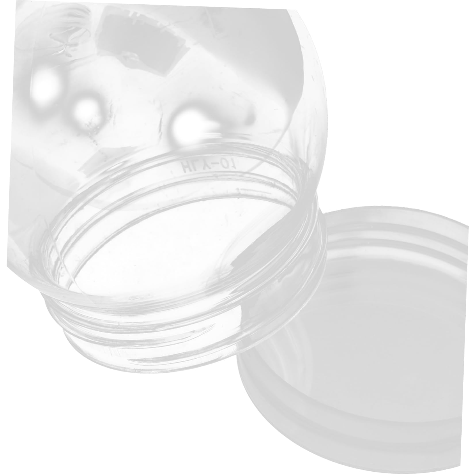 Alipis 24pièces Boule à Neige Plastique Transparente DIY Kit pour Création de Décoration de Noël S à Personnaliser et Décorer