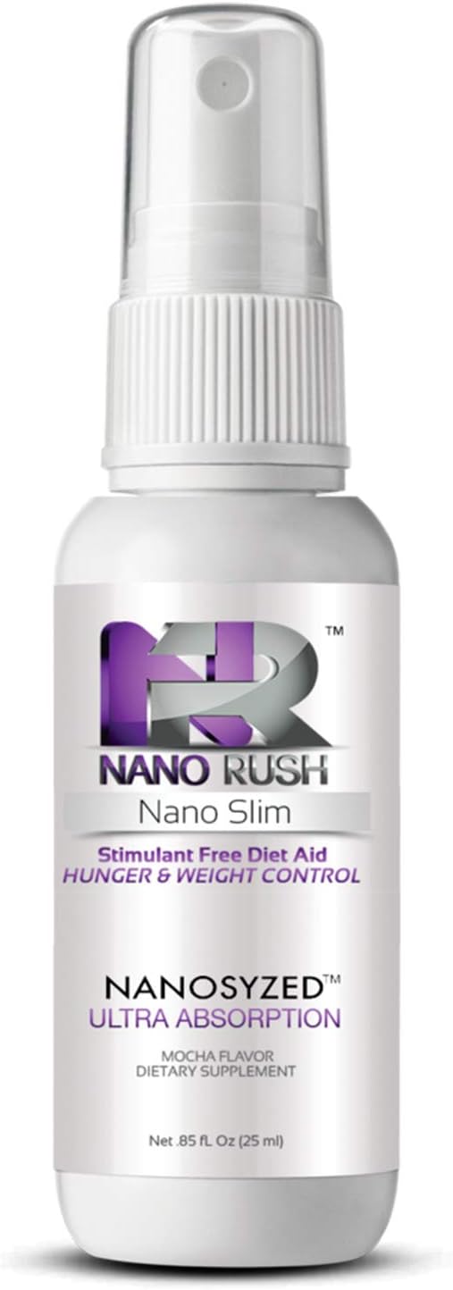 NanoRush NanoSlim Diet Aid -Non-Stimulant Weight Loss and Appetite Suppressant, Mocha Flavor, 30 Day Supply
