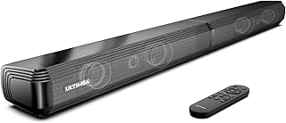 Ultimea 2.2ch Sound Bar for TV, 2 in 1 Separable Speakers Design TV Soundbar, Built-in 2 Tweeters and Woofers, Bluetooth 5.0 Soundbars for TV, ARC/Optical/Aux Home Theater Speakers, Wall Mount