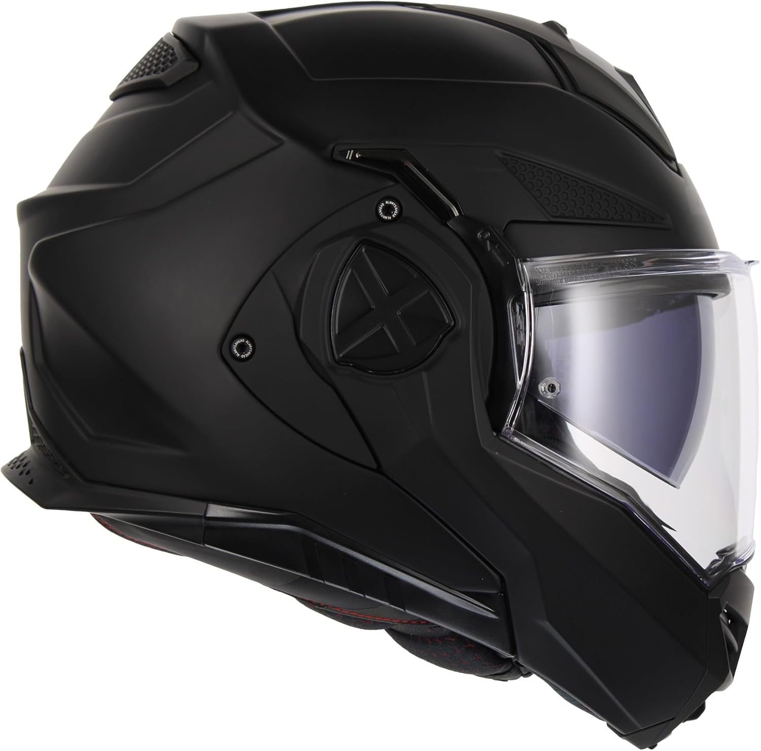 LS2 Helmets Advant X Modular Helmet with Preinstalled Sena 60S Mesh Bluetooth Headset