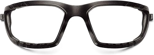 Ergodyne - EGO53991 Skullerz Kvasir Gafas de Seguridad Inserto Junta de Espuma Marco Negro Lente de Junta de Espuma