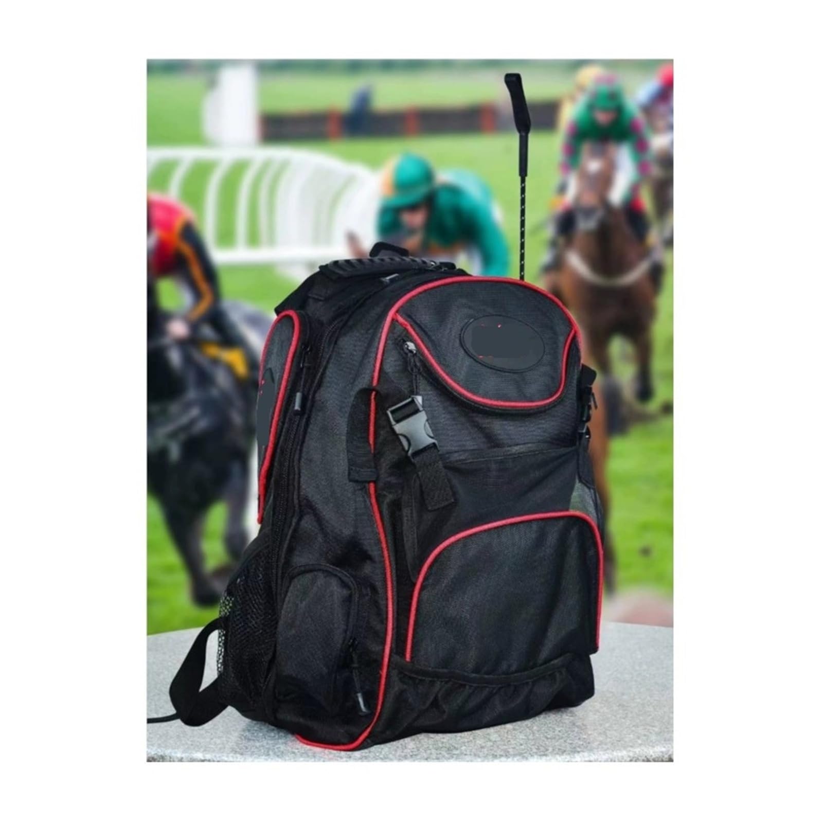 Zaino da equitazione, borsa sportiva professionale per allenamento cavaliere, con scomparti per casco e stivali