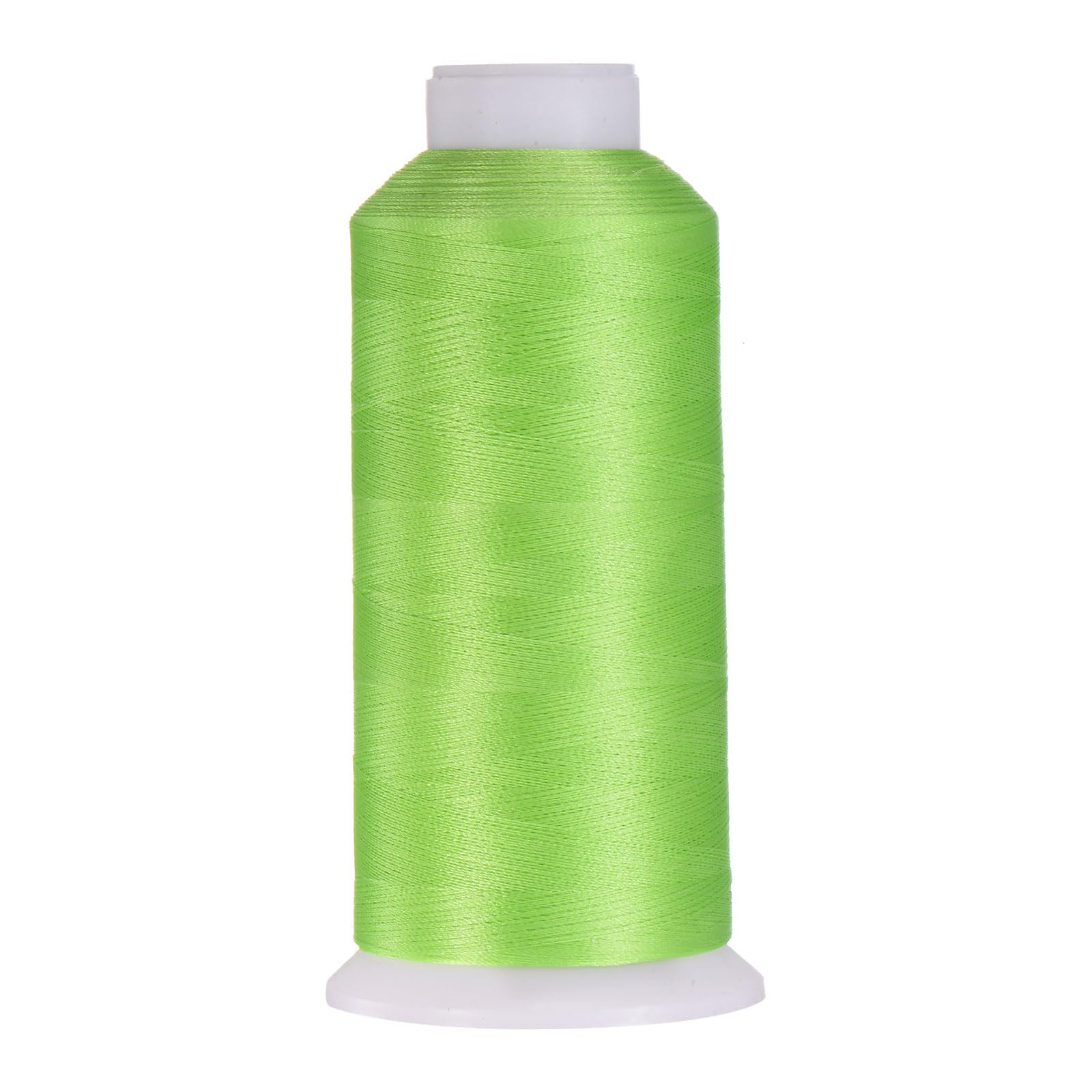 Sourcing Map Lime Green 120D/2 Polyester Sewing Thread, 4374 Yards, All Purpose Hand Stitching Machine Embroidery Quilting Thread