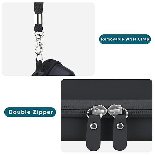 Miniatura 6 de Canboc Carrying Case for Anbernic RG40XXV RG406V RG405V Retro Handheld Game Console, RG40XXV Video Gaming Console Storage Box, Mesh Pocket fits