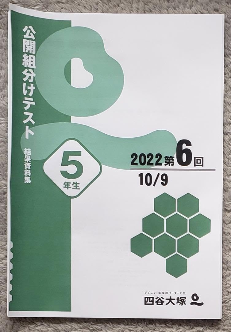 四谷大塚 4年 組分け テスト 第4回 ～ 第6回 結果資料集 早稲田