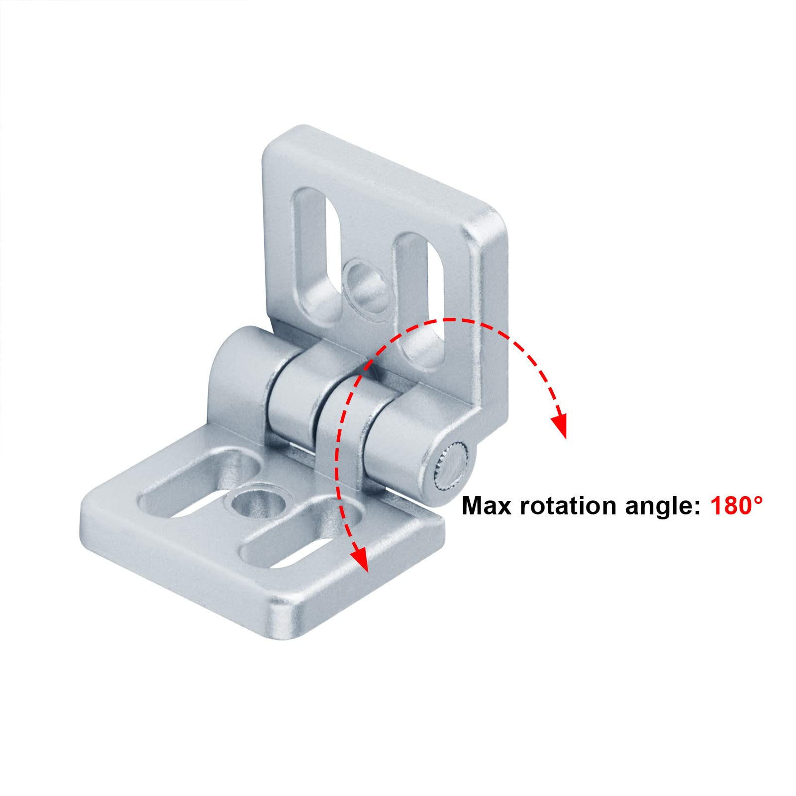 その他 Low Profile Hinge Mount 40-63" OTTFF 4 Pack 4 Slot Zinc Alloy Hinges for 1515 4040 4545