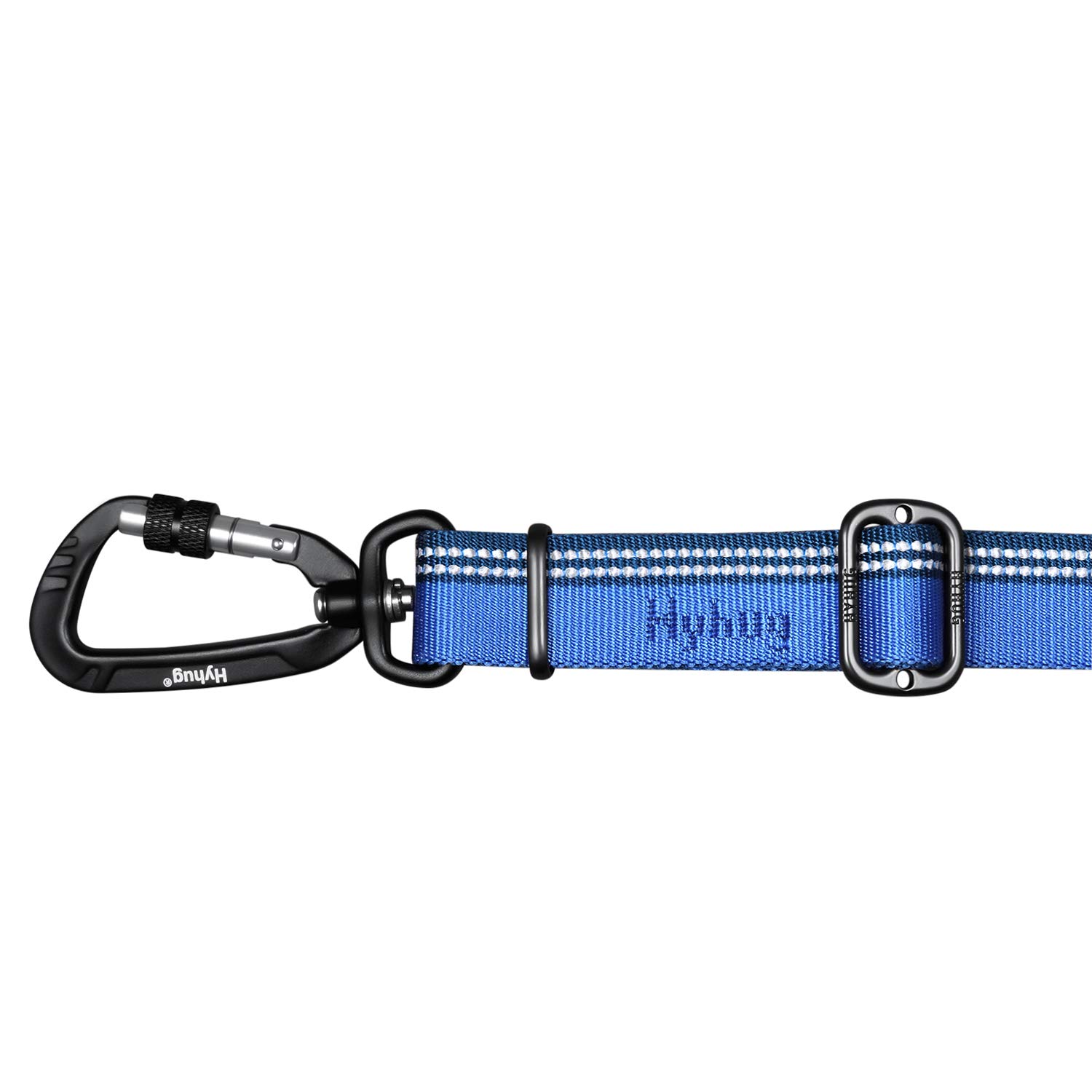 Hyhug Reflektierende Kurze Hundeleine – 46 Cm Länge, 3M Reflexstreifen, Gepolsterter Griff – Sicher Für Nachtspaziergänge & Training