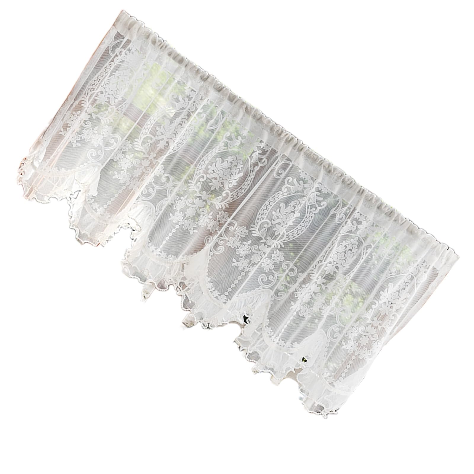 Jazuaiao European Arch Enduring Pattern Window Panel Rod Pocket Curtain Sturdy Polyester Fabric For Home Privacy Screen Polyester Home Curtains