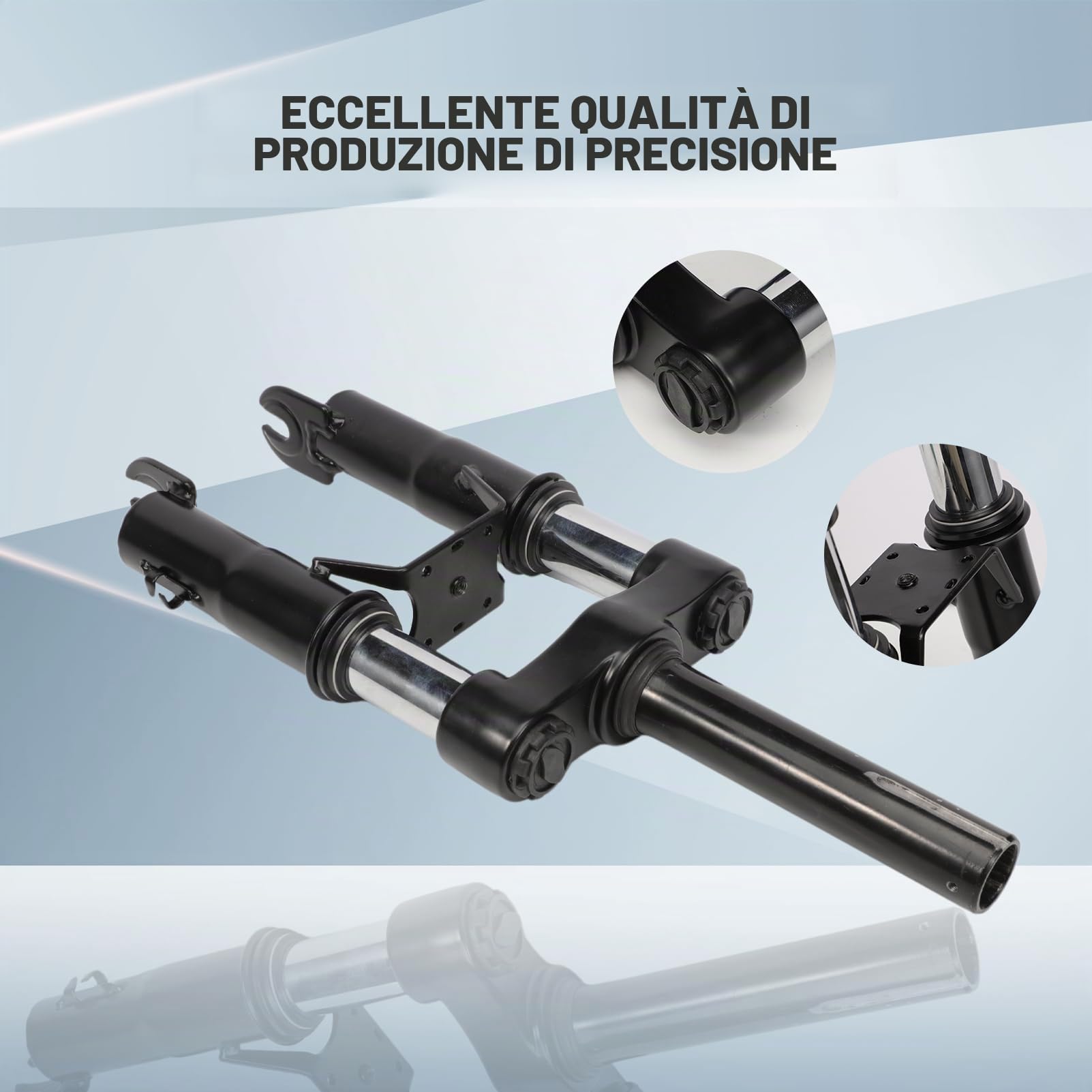 Set di sospensione con forcella ammortizzata anteriore per Xiaomi M365 Pro/Pro2/1S/Essential Lite/Mi 3 Parafango/Supporto per piedi/Parti di ammortizzazione per scooter