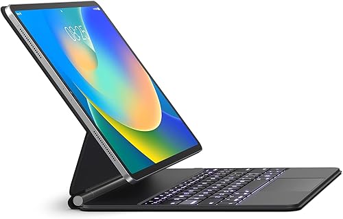 Funda de teclado para iPad Pro de 11 pulgadas 2022-4 generación 10.9 pulgadas Air 5 generación - Funda magnética de estilo mágico con trackpad