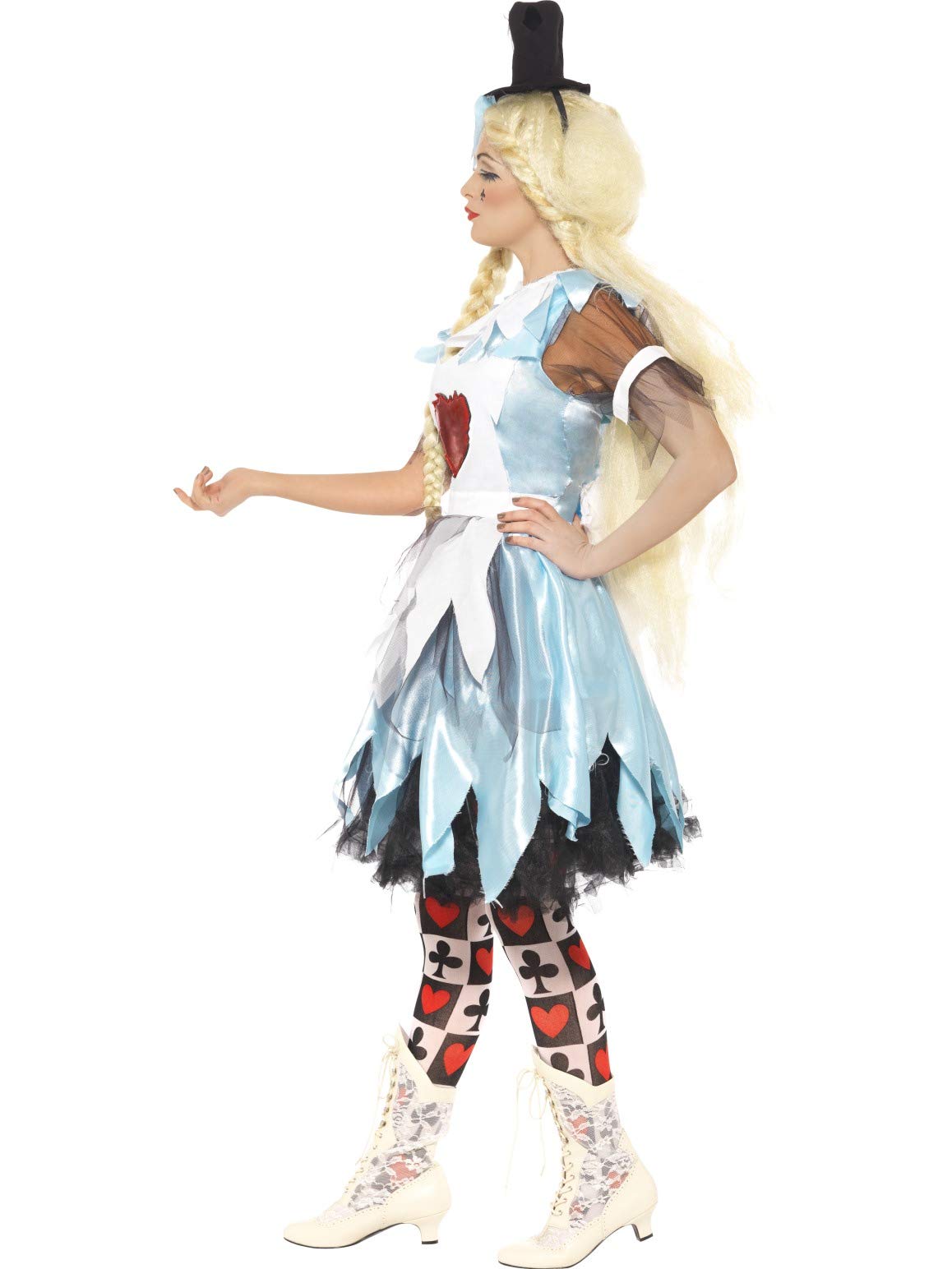 Smiffy's Costume Alice Horror Show - M, Bianco