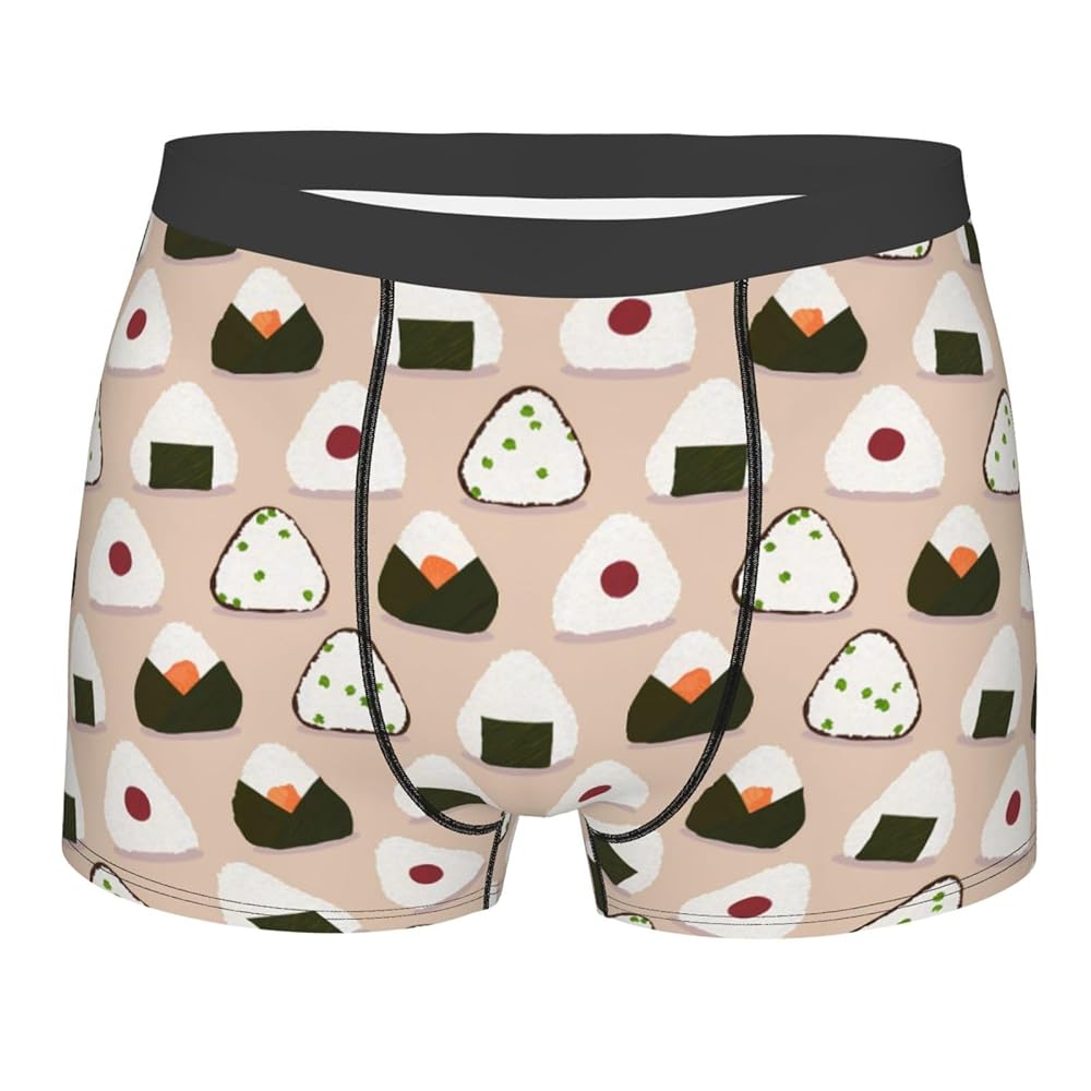Amazon | [Chioee] パンツ メンズ 下着 おにぎり柄 おむすび
