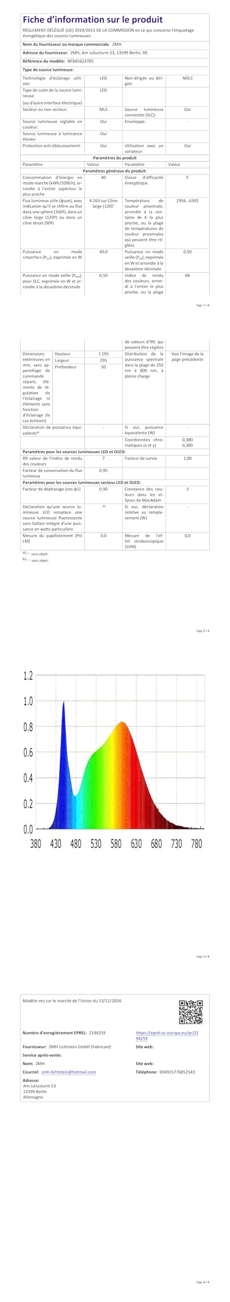 ZMH LED Panel Deckenleuchte 120x30cm Dimmbar Flach Deckenlampe Lang Rechteckig Deckenpanel Schwarz 40W Tageslichtlampe mit Fernbedienung für Büro Küche Flur Wohnzimmer Schlafzimmer