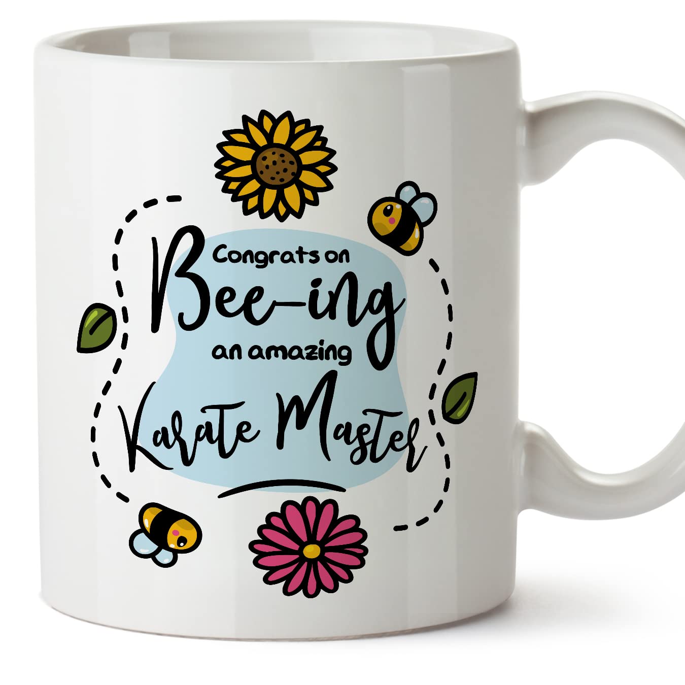 MUGFFINS Karate Master Mug - in English - Thanks for Beeing Amazing - Funny Gift for Colleagues - Ceramic 11oz Mug โ image 1
