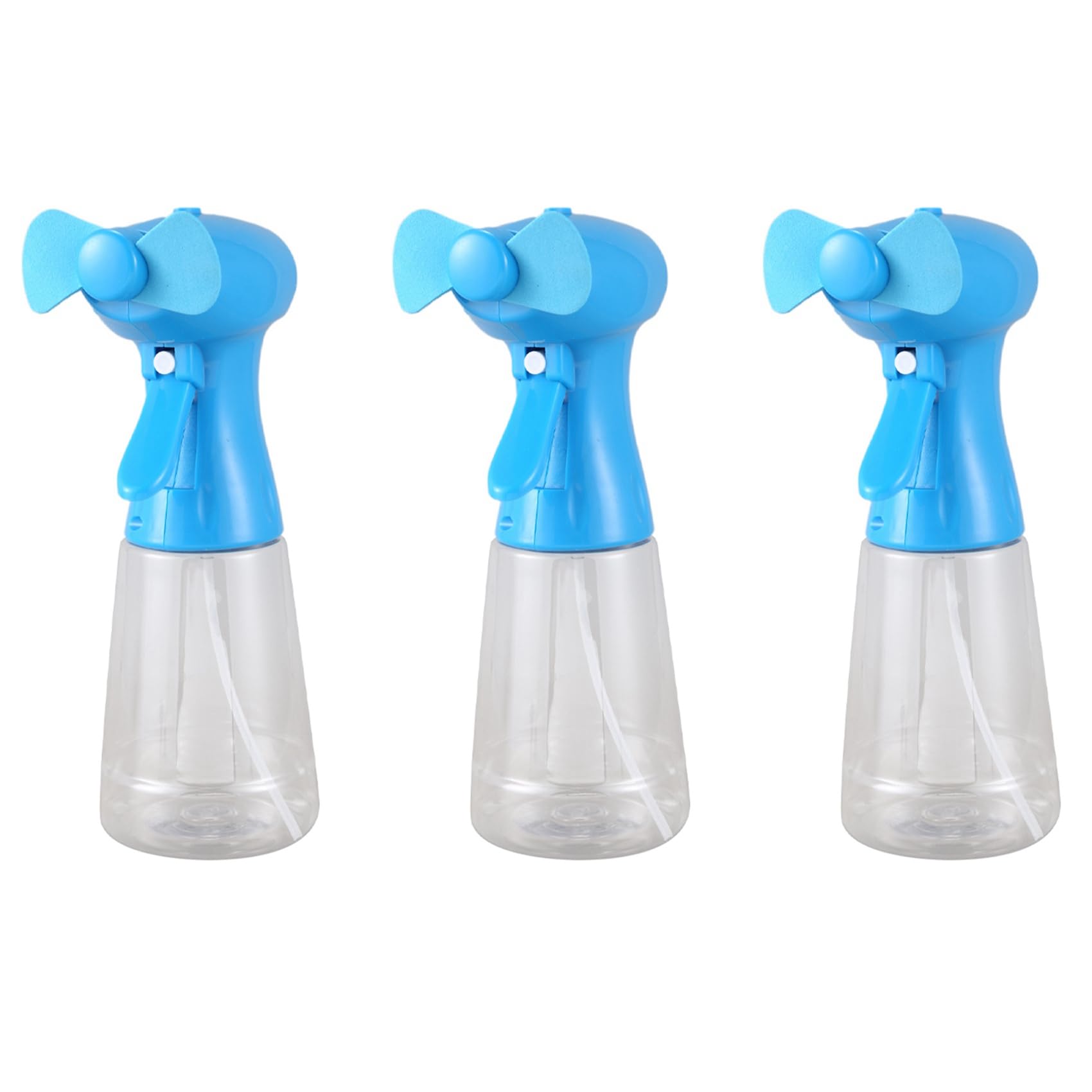 Hndhbfgrt 3X Fan with Water Misting Fan Handheld - Misting Fan with Mist As Battery Operated Fan Water Bottle Sprayer(300Ml)