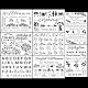 8pcs Hochzeit Schablonen zum Malen Wiederverwendbar Malschablonen für Hochzeit Willkommensschild Personalisiert Hochzeitsdeko Willkommen Welcome Schild Malvorlagen Buchstaben Tischplan 41x29cm