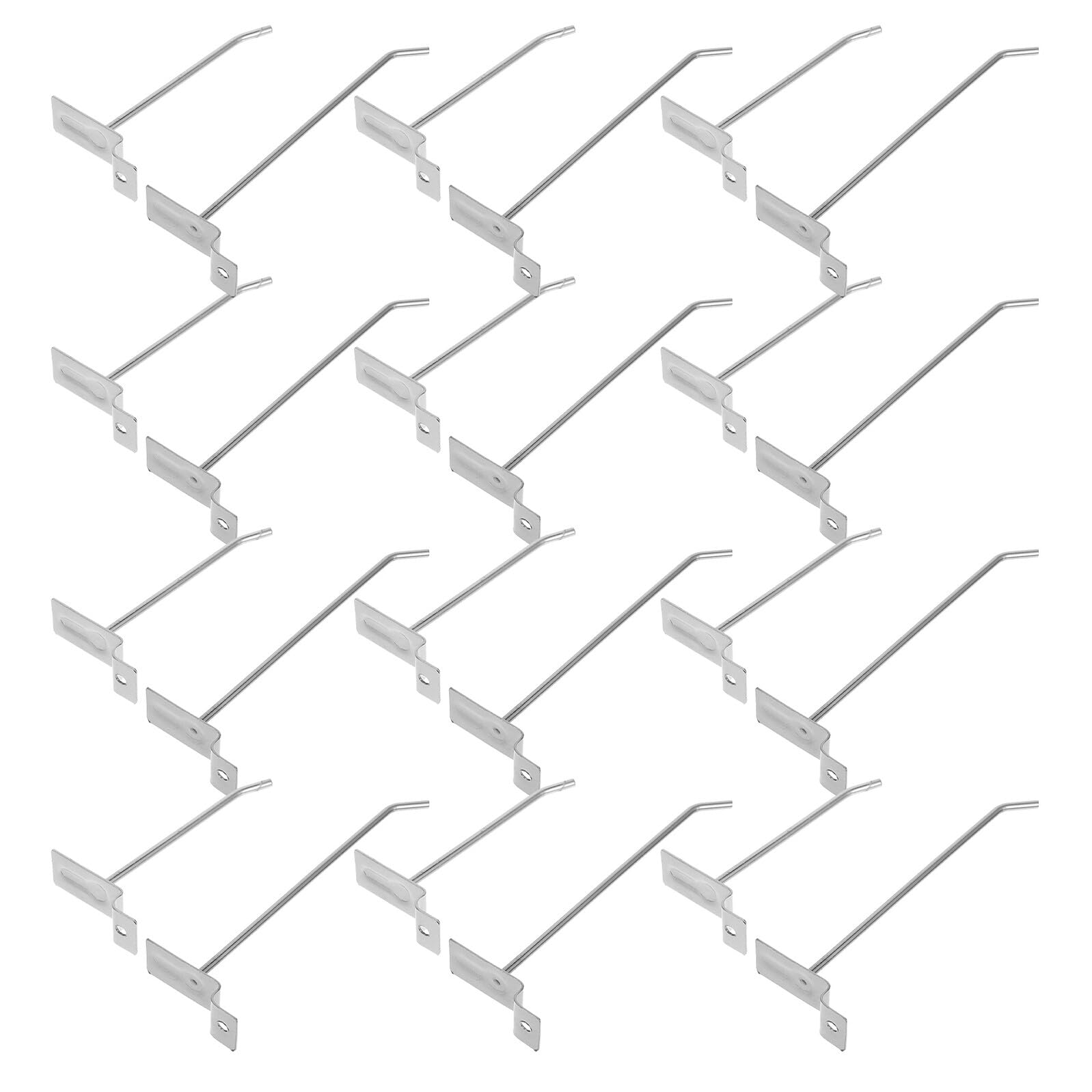 YARNOW Lochwand Organizer Haken 40 Stück Metall 10cm und 15cm für Flexible Anordnung an Gitterwänden und Lamellenwänden Geeignet für Haushalt Garage und Einzelhandel
