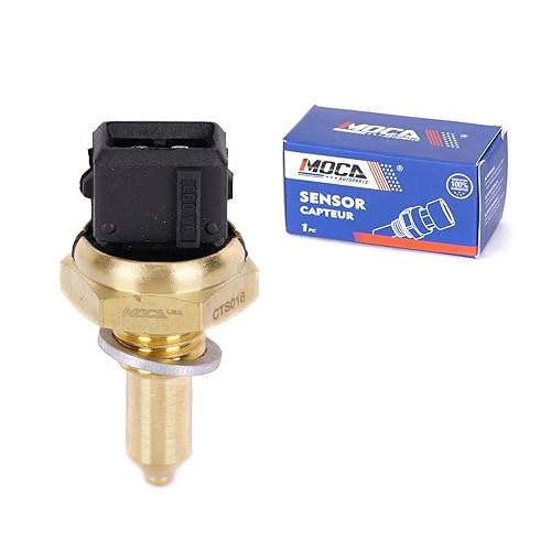 Sensor de temperatura del refrigerante MOCA compatible con BMW 535i xDrive 3.0L 2009-2016, X3 2.0L 2004-2011 X3 2.5L, 2004-2017 X3 3.0L, 2015-2018