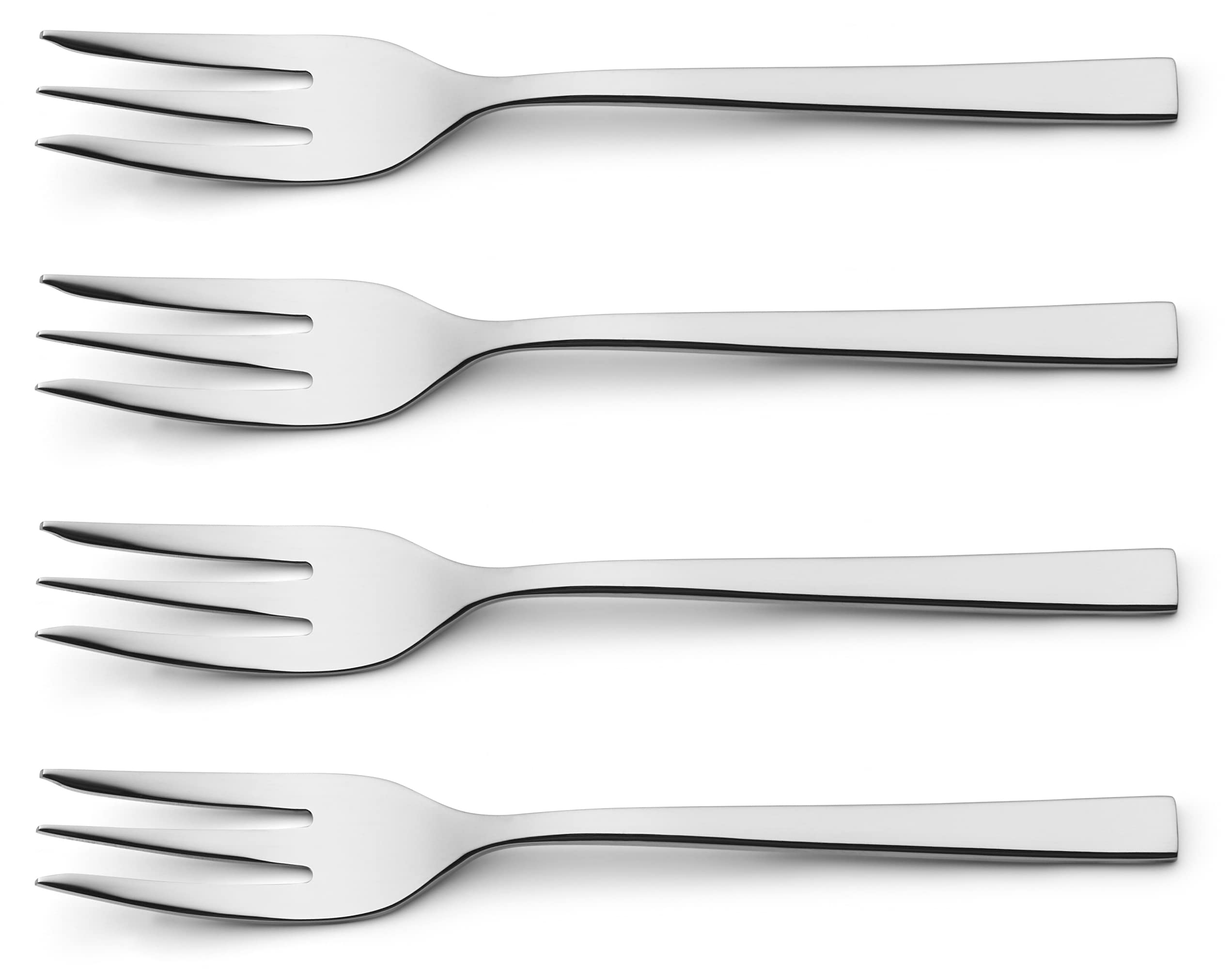 Berndorf P509473 Pastry Fork Set - Premium 4 Piece Cake Forks Set, Durable Stainless Steel Dessert Forks for Home & Parties, Pastry Forks Collection
