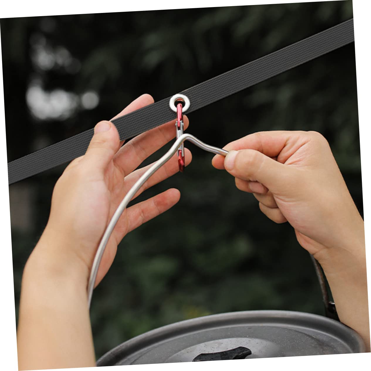 IMIKEYA 5juegos Cuerda De Camping Multifuncional Resistente Al Viento para Colgar Ropa y Accesorios para Acampar y Senderismo