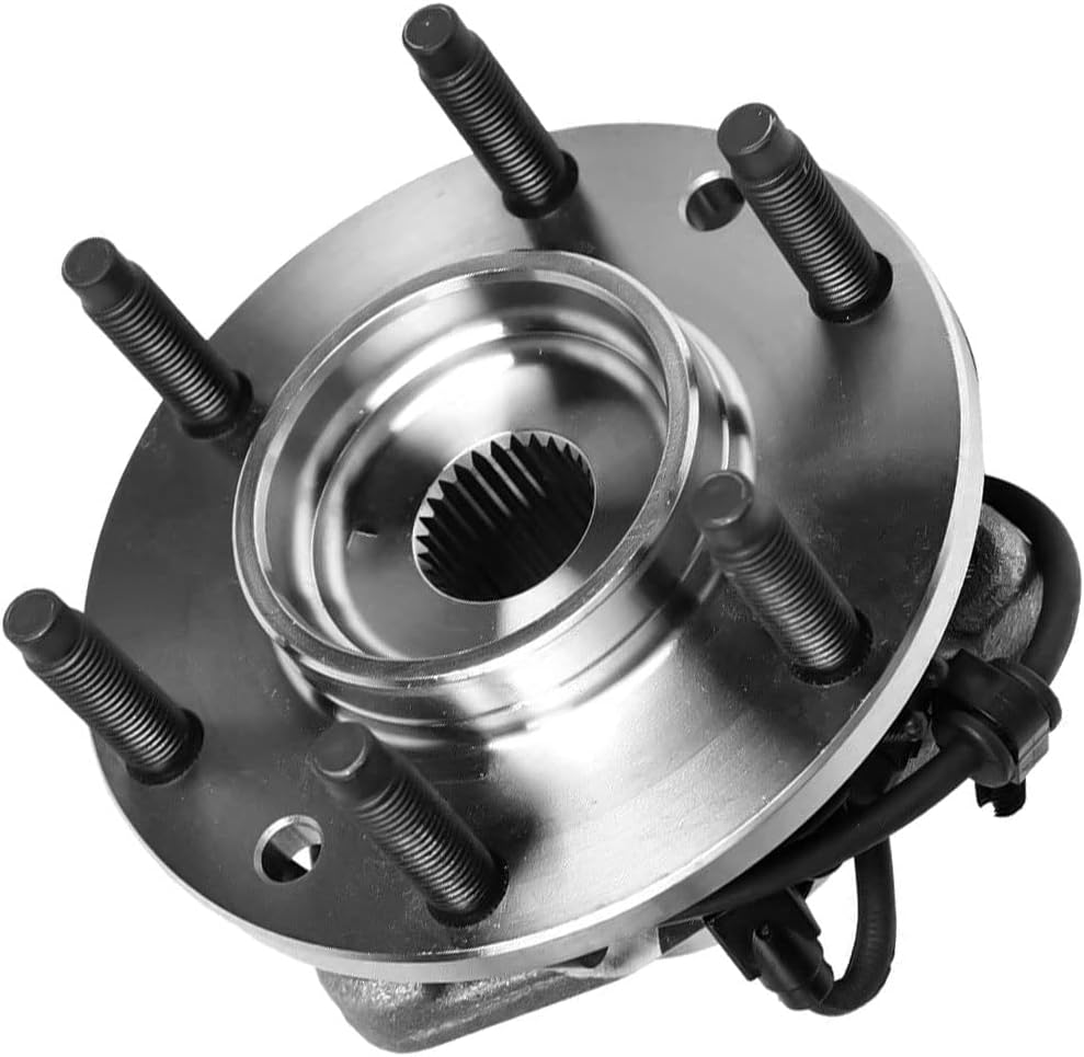 513188 Front Wheel Hub Bearing Assembly w/ABS 6 Lug Replacement for Chevy SSR Trailblazer, Buick Rainier, GMC Envoy, Isuzu Ascender, Oldsmobile Bravada, Saab 9-7X Wheel Hub