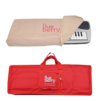 Blueberry KB30-Rred Keyboard Padded Bag & Dust Cover Suitable for Casio MA-150 Keyboard