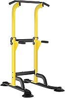 Vista 1 de SogesHome Power Tower - Barra de dominadas y estación de inmersión, soporte de inmersión de altura ajustable, multifuncional, entrenamiento