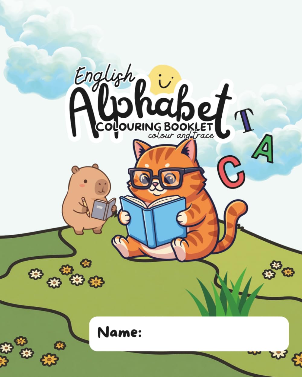 English Alphabet Colouring Booklet