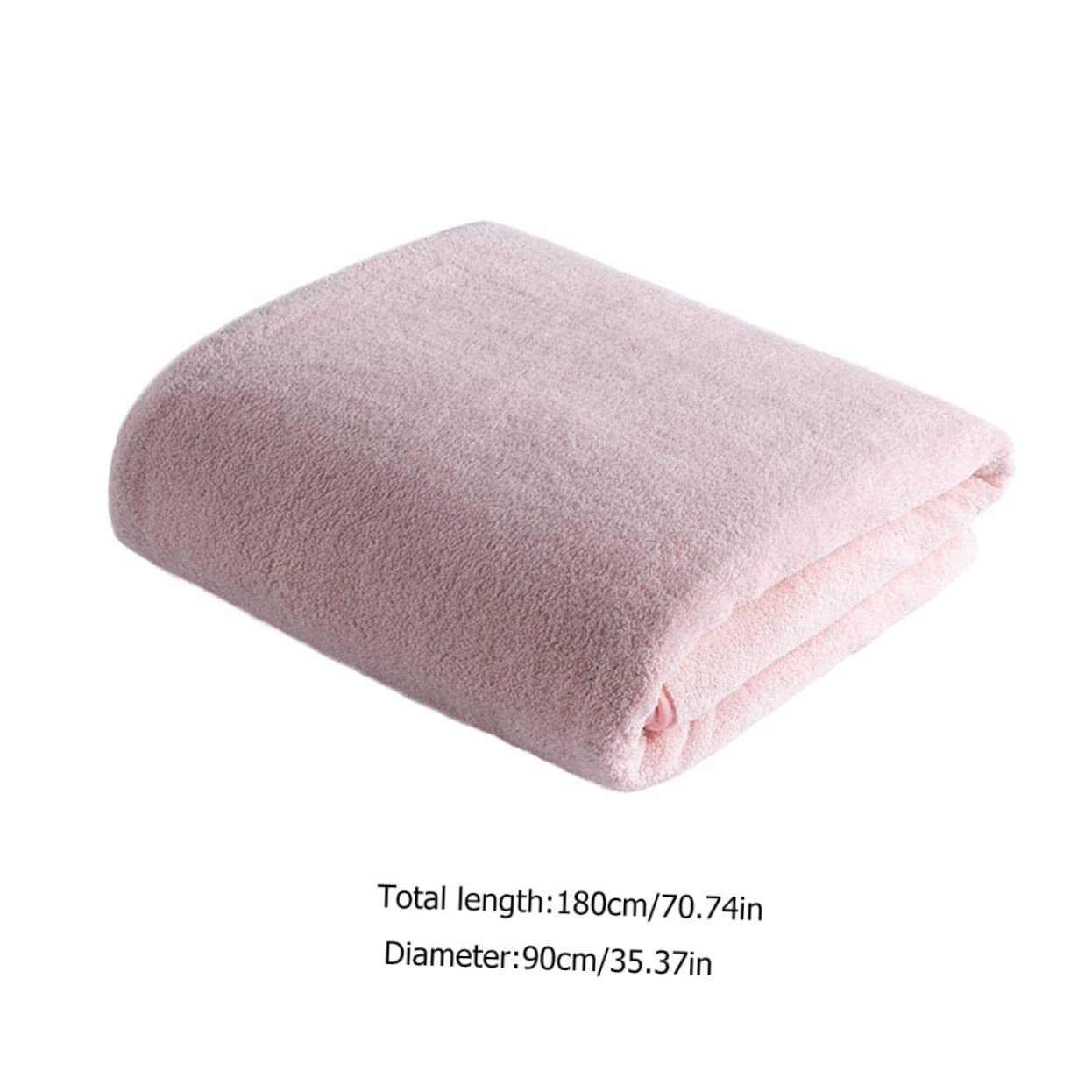 ABOOFAN Serviette de Bain à Séchage Rapide pour Femmes, Serviette Peignoir en Polaire Corail, Absorbante, pour Spa Piscine Plage