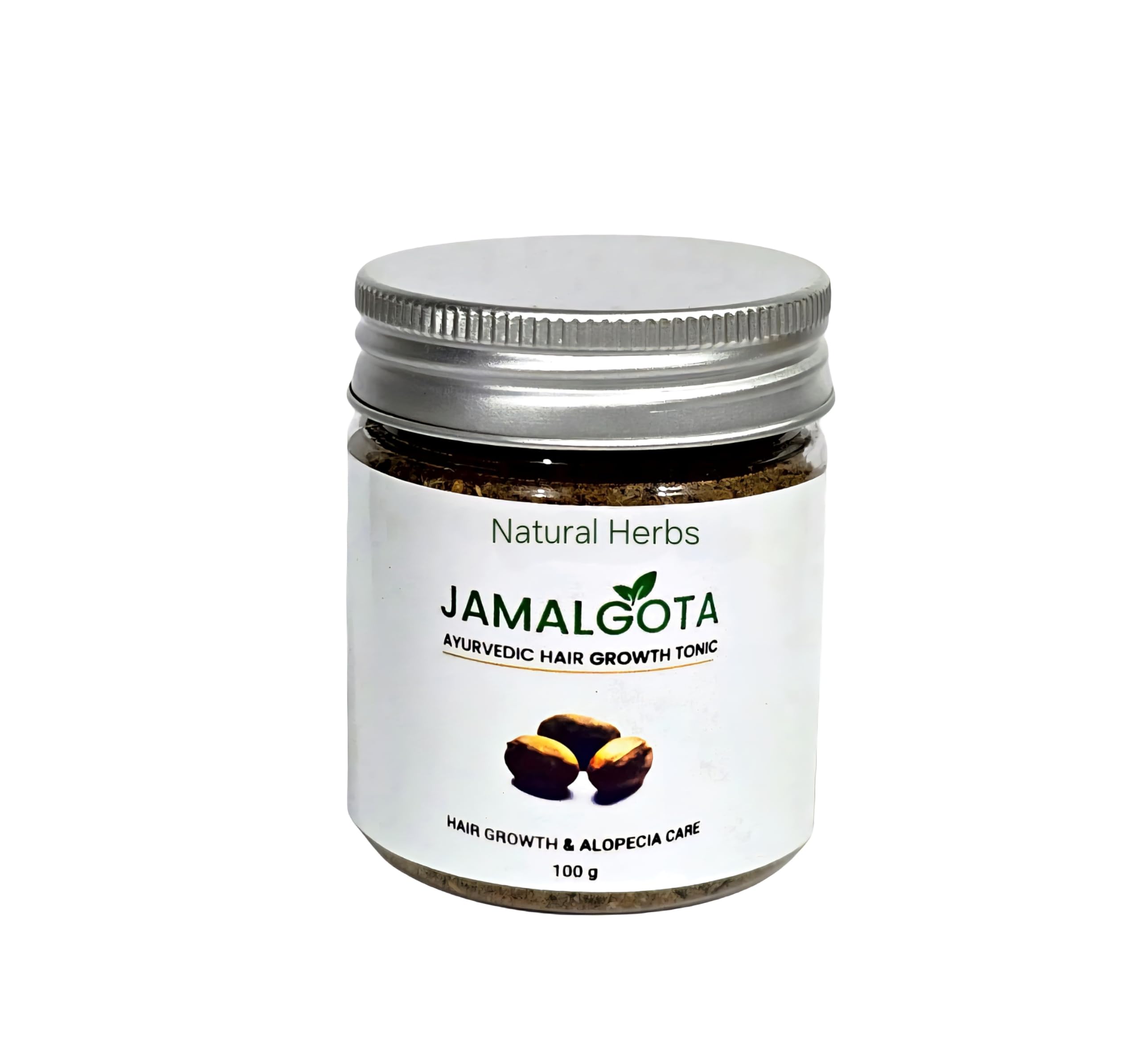 Ancient Herbs of India Jamalgota Ayurvedic powder Hair Growth and Alopecia Care, 100g-image-46