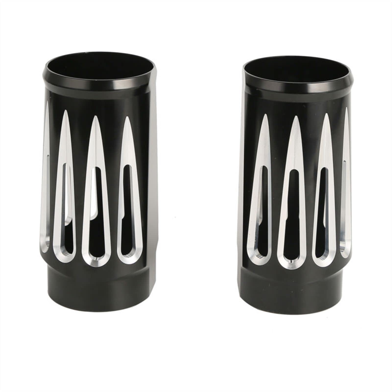 Couvertures de curseur de fourche CNC pour rénover le train Harley Touring - 8