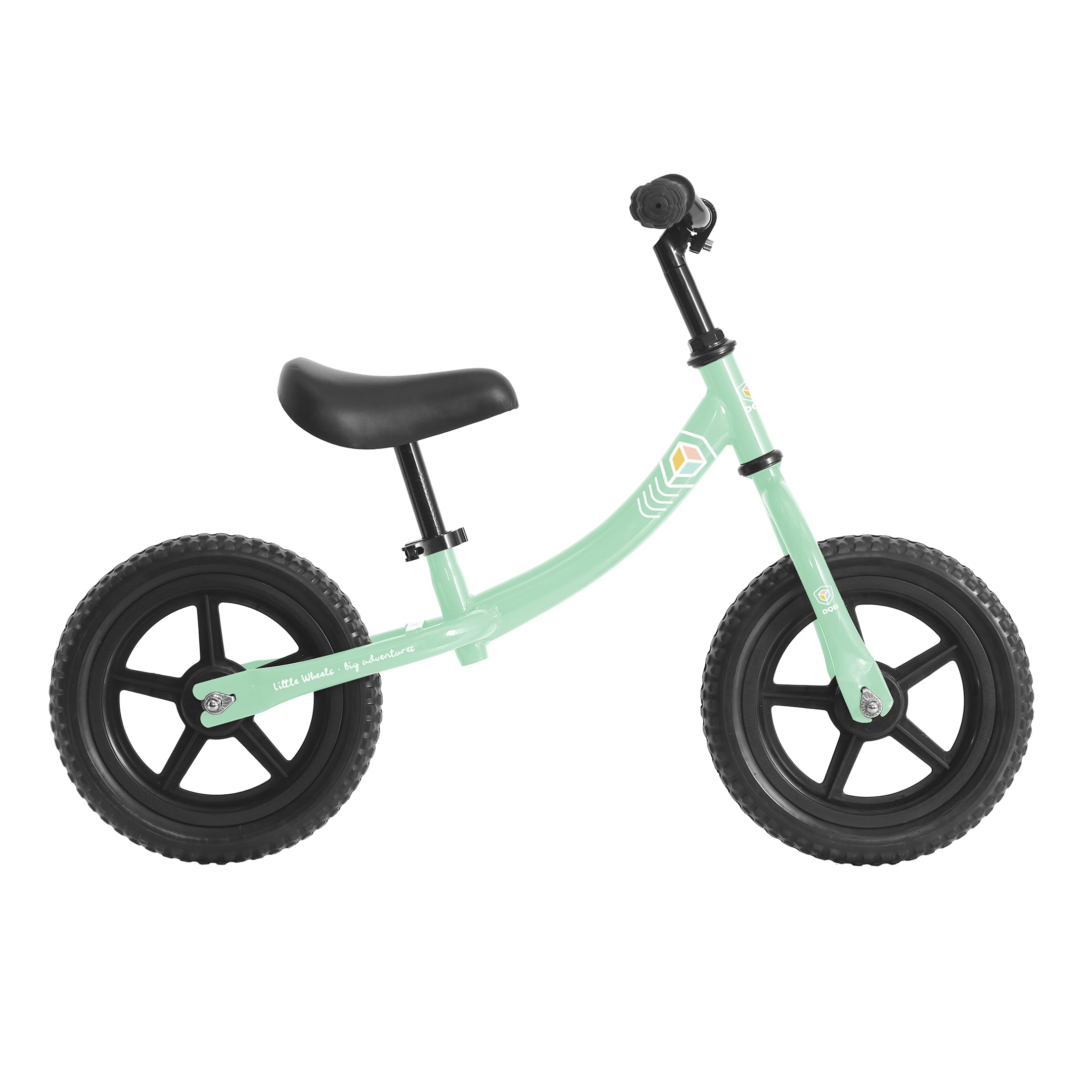 DQB DeQUBE Bicicleta sin pedades Mint 12" (DeQube 932D00194), Verde, Pequeño