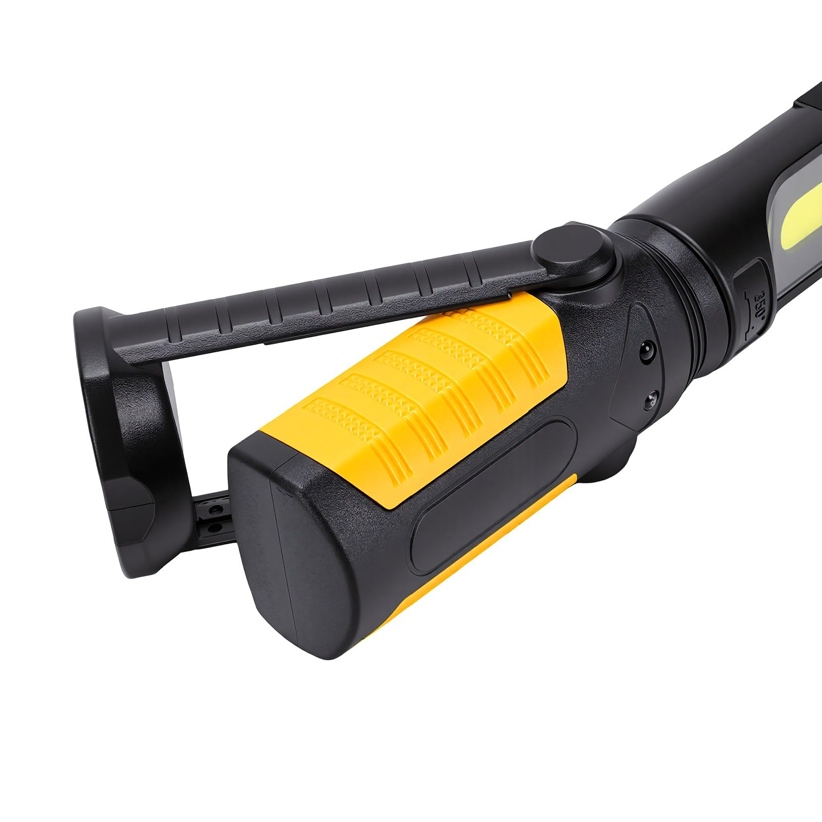 Fafeicy Luce da Lavoro Portatile 1400lm Magnetica Rotazione 360 Gradi per | Luce da Officina, Custodia in ABS, estremità Magnetiche, Tre modalità di Illuminazione, Ricarica Tramite Type C, Resistenza