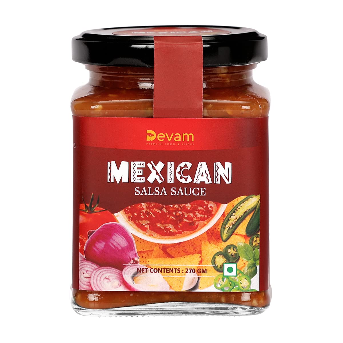 DEVAM Mexican Salsa Dip, 270Gm (Pack Of 1)