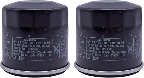 Miniatura 4 de Filtro de aceite compatible con Yamaha 5GH-13440-61-00 para Motocycle PWC 2 piezas