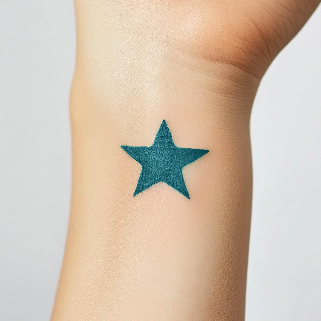 Semi-Permanent Tattoo Pen 9. Up to 24 hour strong blue colour for skin art with a fine line nib. image 3
