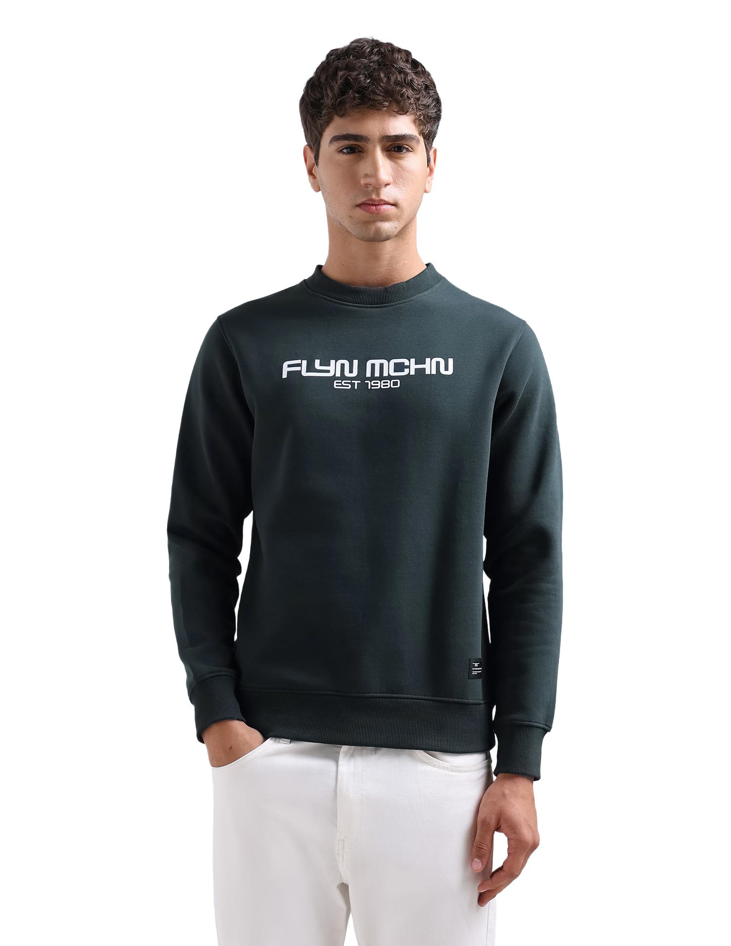 flying machine Men's Regular Fit Sweatshirt| Printed-picture-36
