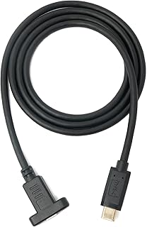 System S Cavo USB 3 1 da 100 cm tipo C maschio a femmina adattatore in nero