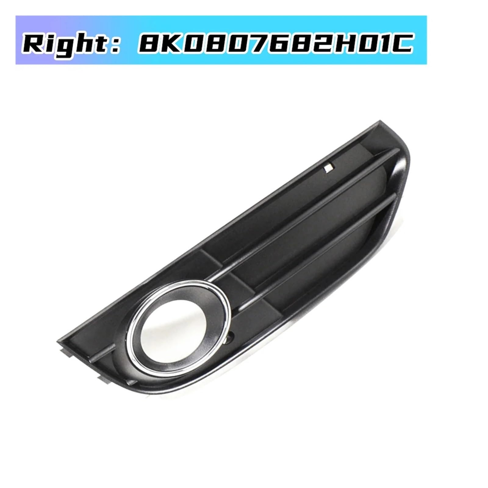 Compatible for A4 Allroad Quattro 2010-2016 parachoques lado derecho luz antiniebla parrilla 8K0807682H01C