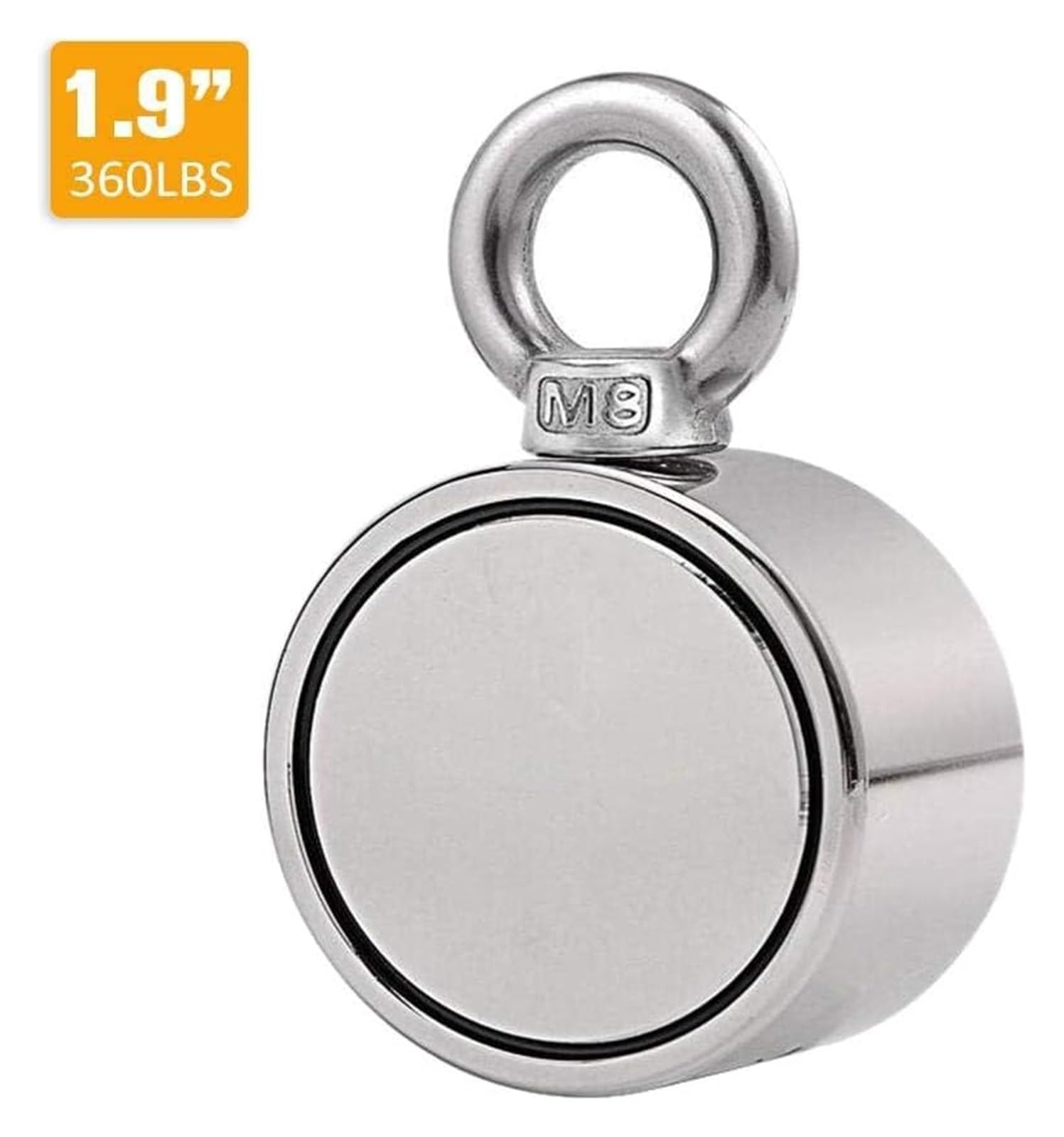 Magneti da Pesca potenti, magneti da Pesca a Doppia Faccia/magneti da Pesca Rotondi Estremamente potenti/per la Pesca e Il Recupero nel Fiume(48mm)