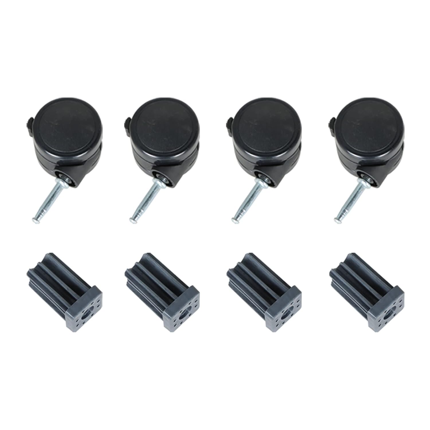 kimllier 4Pcs Gas Grills Caster Wheel Barbecue Castor Locking Swivel Caster with Brake