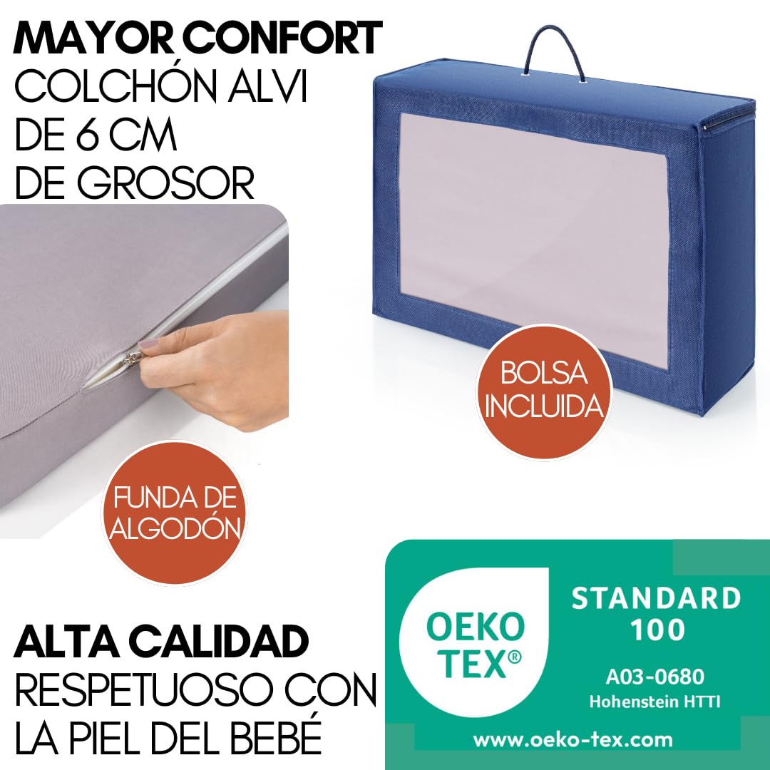 hauck Sleep N Play Go Plus XXL Cuna de Viaje Completa | Parque Infantil Bebé con Colchón - Bajera - Mosquitera y Protector para Colchones Impermeable – Cama Plegable con Ruedas