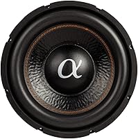 Vista 2 de Alphasonik ASW12D Serie AS 12" 1200 vatios máx. / 400 vatios RMS Subwoofer para auto de 4 ohmios dual con cesta de acero estampado y imán