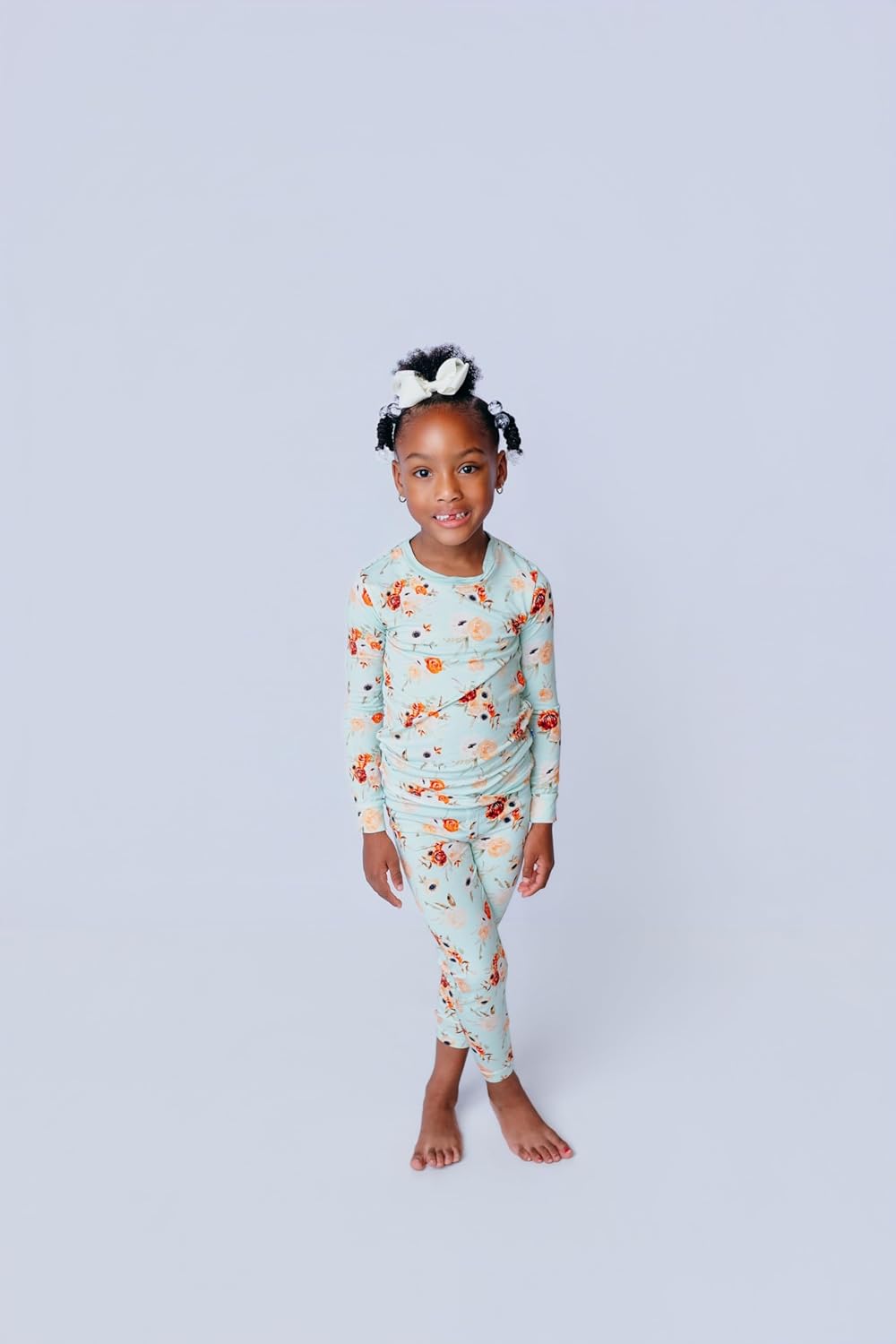 Kic Kee Pants baby-girls Print Long Sleeve Pajama Set (Toddler/Little Kid/Big Kid) - Image 3