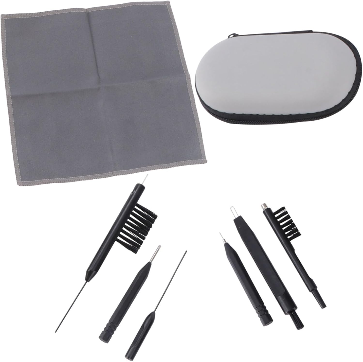 KOMBIUDA 1Set Cleaning Kit Essential Maintenance Tools for Hearing Amplifiers with Brush Cleaning Rod Accessories for Easy Earwax Removal and Care
