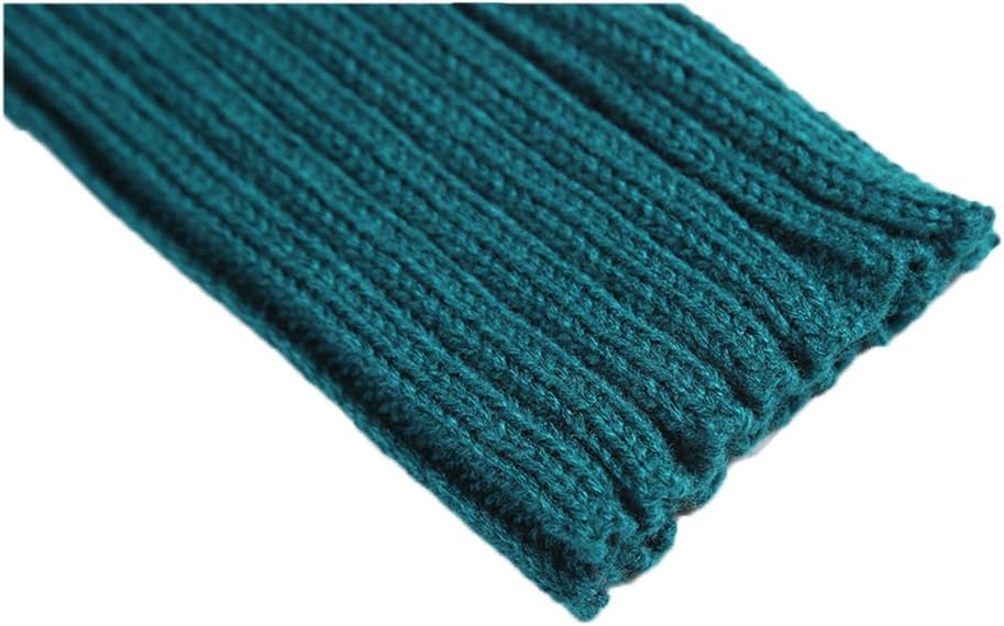 uxcell Women's Knitted Design Solid Warm Thick Knee High Length Ribbed Leg Warmers